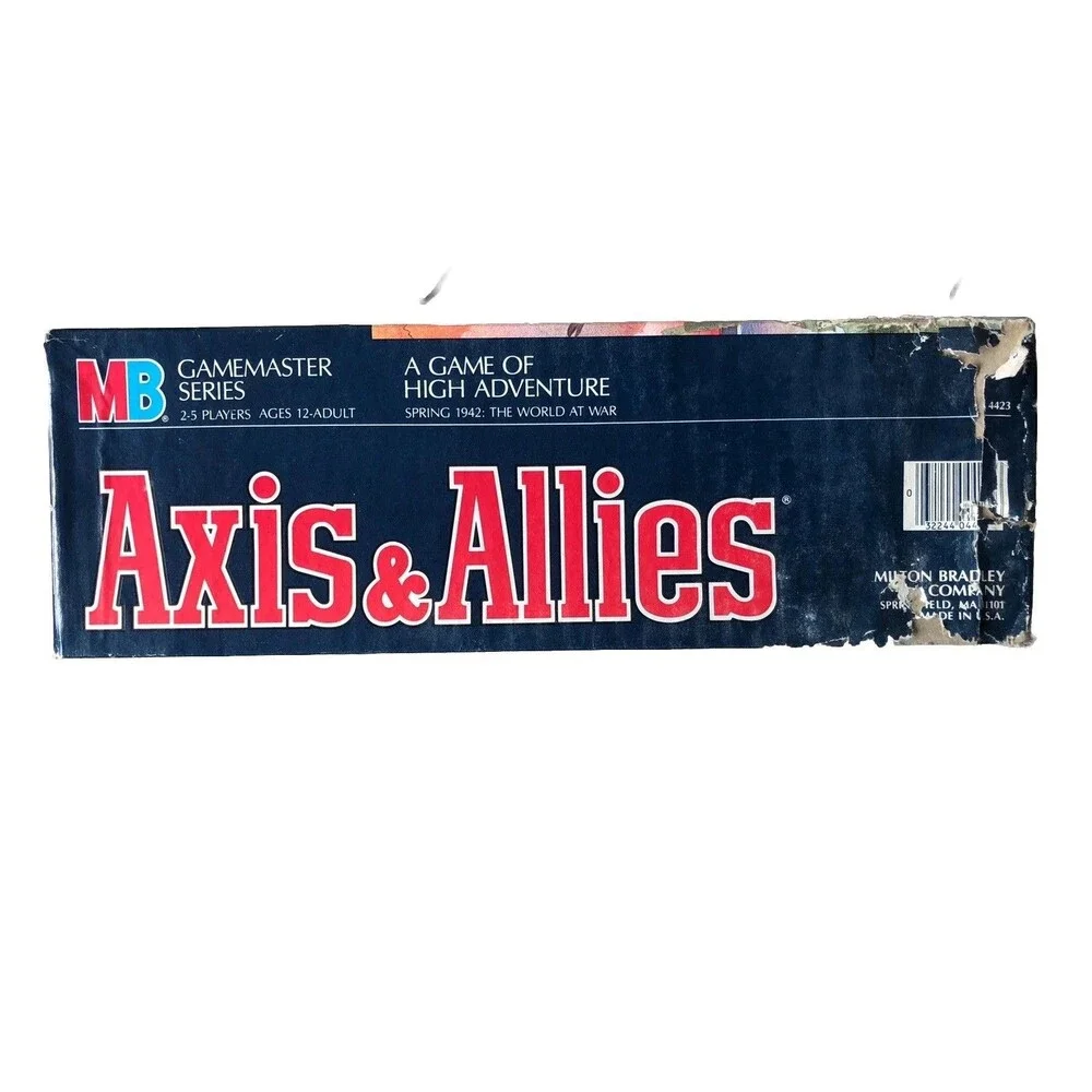 Vintage‎ 1984 Rare Axis and Allies Game by Milton Bradley Collectible